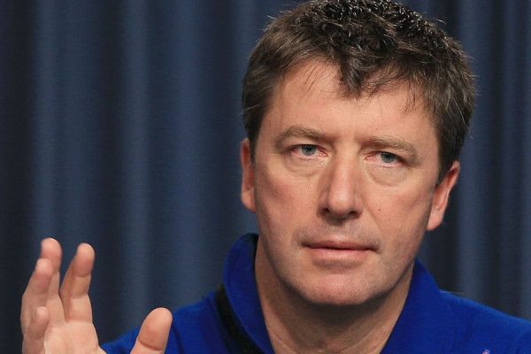 CAPE CANAVERAL, FL - MARCH 31: European Space Agency astronaut Roberto Vittori, participates in a media availability while attending a 4 day Terminal Countdown Demonstration Test (TCDT), at Kennedy Space Spacecraft Center, on March 31, 2011 in Cape Canaveral, Florida. The TCDT will culminate in a full dress rehearsal for the planned April 19th launch of Space Shuttle Endeavours final scheduled flight to the International Space Station before being retired.  (Photo by Mark Wilson/Getty Images)