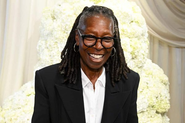 Whoopi Goldberg at the Christian Siriano fashion show as part of Spring/Summer 2026 New York Fashion Week held at Macy's Herald Square on September 12, 2025 in New York, New York. (Photo by Gilbert Flores/WWD via Getty Images)